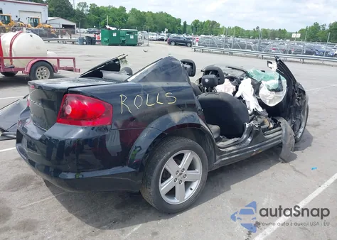 2013 Dodge Avenger Se from USA, damaged, VIN 1C3CDZAB7DN722648